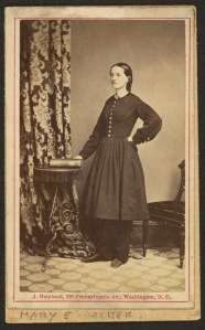 Mary E. Walker, the "female doctor" Lyman encountered on the train (Library of Congress).