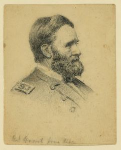 A sketch of Ulysses S. Grant by Alden Finney Brooks (Library of Congress).