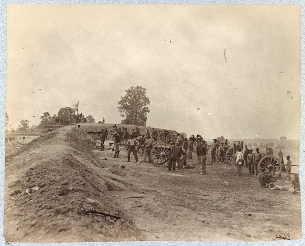 A portion of the Confederate defenses taken by the XVIII Corps on June 15, 1864 (Library of Congress).