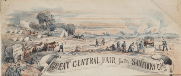 Letterhead from Philadelphia's Great Central Sanitary Fair (Library of Congress).